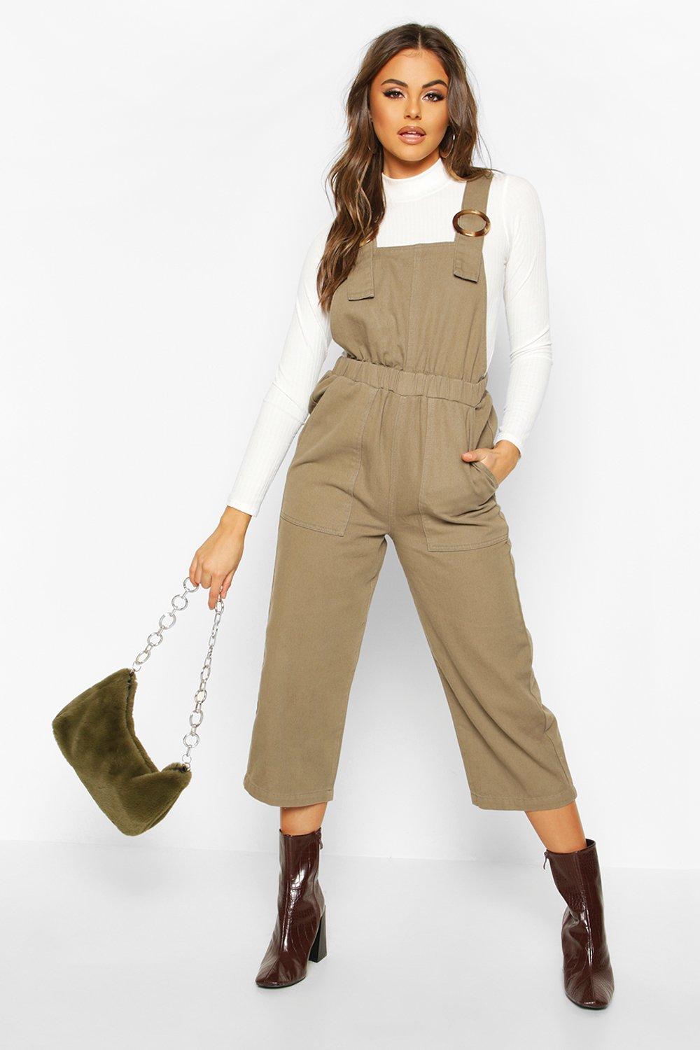 Horn Buckle Utility Dungaree boohoo IE